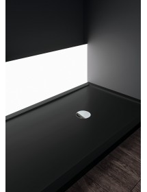 Receveur de douche plat NOVELLINI OLYMPIC PLUS beige 150x75 cm avec bonde H 4,5cm