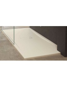 Receveur de douche beige ultraplat recoupable NOVELLINI CUSTOM 120x70 cm H 3,5 cm