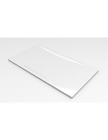 Receveur de douche beige ultraplat recoupable NOVELLINI CUSTOM 120x70 cm H 3,5 cm