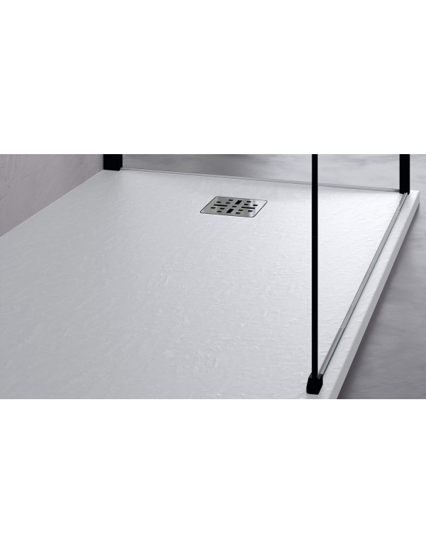 Receveur de douche recoupable NOVELLINI NOVOMATT blanc 140x70 cm