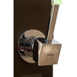 Douche de piscine solaire SQUARE, douche extérieure 40L