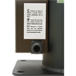 Douche de piscine solaire SQUARE, douche extérieure 40L
