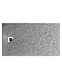 Receveur de douche recoupable NOVELLINI NOVOMATT gris 120x90 cm