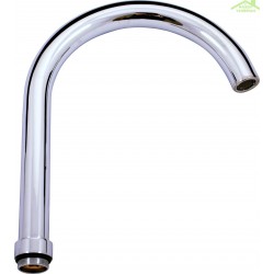 Mélangeur évier haut MORAVA bras rond pivotant en chrome H 197 cm
