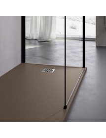 Receveur de douche recoupable NOVELLINI NOVOMATT cappuccino 140x100 cm