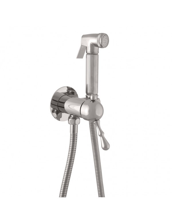 Mitigeur bidet, toilettes LABE à encastrer avec douchette laiton chromé Mitigeur bidet, toilettes LABE à encastrer avec douchette laiton chromé
