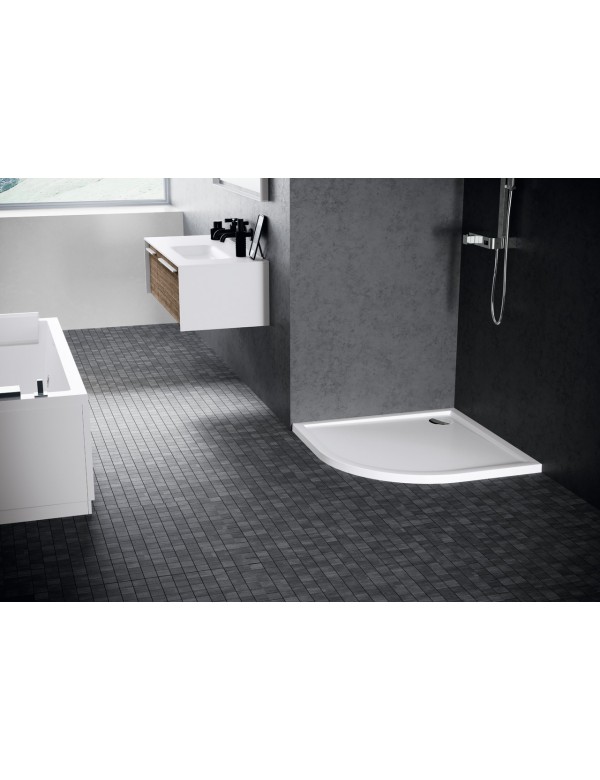 Receveur de douche ¼ de cercle NOVELLINI VICTORY 80x80