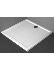 Receveur de douche carré NOVELLINI OLYMPIC blanc 100x100 cm H 4,5cm