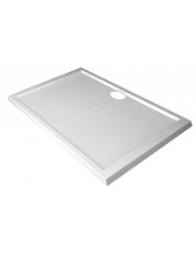 Receveur de douche NOVELLINI OLYMPIC blanc 120x90 cm avec bonde H 4,5cm