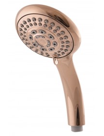 Colonne de douche murale thermostatique laiton rose gold poli