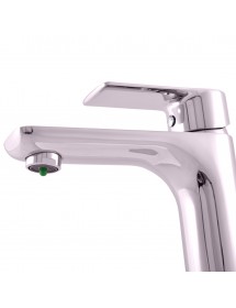 Mitigeur lavabo économique VLTAVA en laiton chromé sans siphon