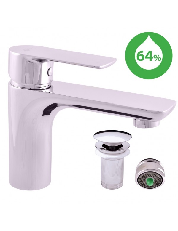 Mitigeur lavabo économique VLTAVA en laiton chromé
