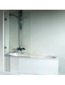 Baignoire d'angle droite acrylique RIHO DELTA 160x80 cm