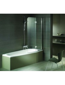 Baignoire d'angle acrylique RIHO DELTA 160x80 cm