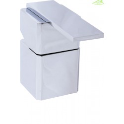 Mitigeur baignoire avec cascade 4 trous LOIRA en laiton chromé