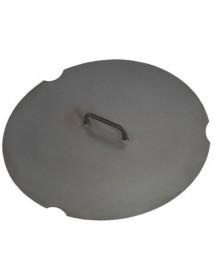 Couvercle de brasero rond en acier 60 cm
