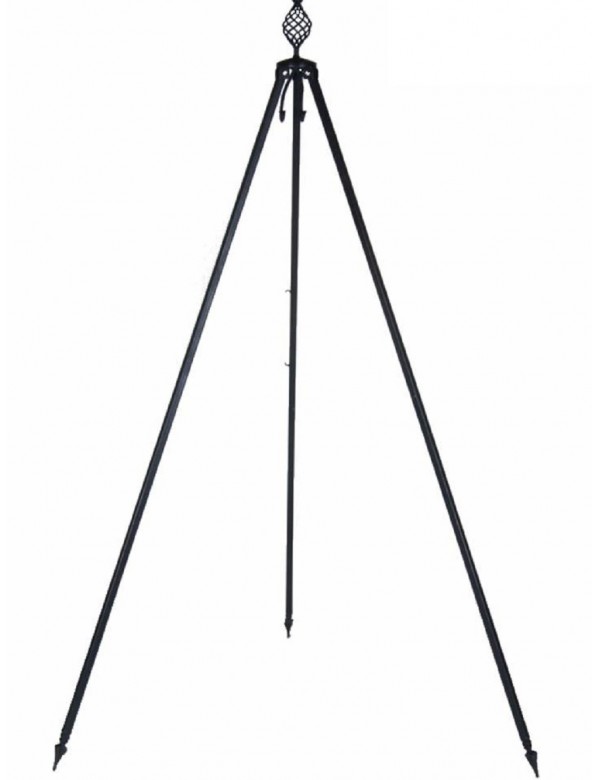 Le trépied "OSKAR" en fer forgé noir 210 cm