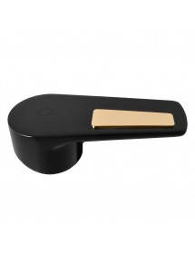 Mitigeur évier à mémoire de forme en laiton noir mat doré COLORADO H. 36 cm