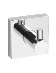 Cintre simple mural BETA en chrome 5,5cm x 5,5cm x 5cm