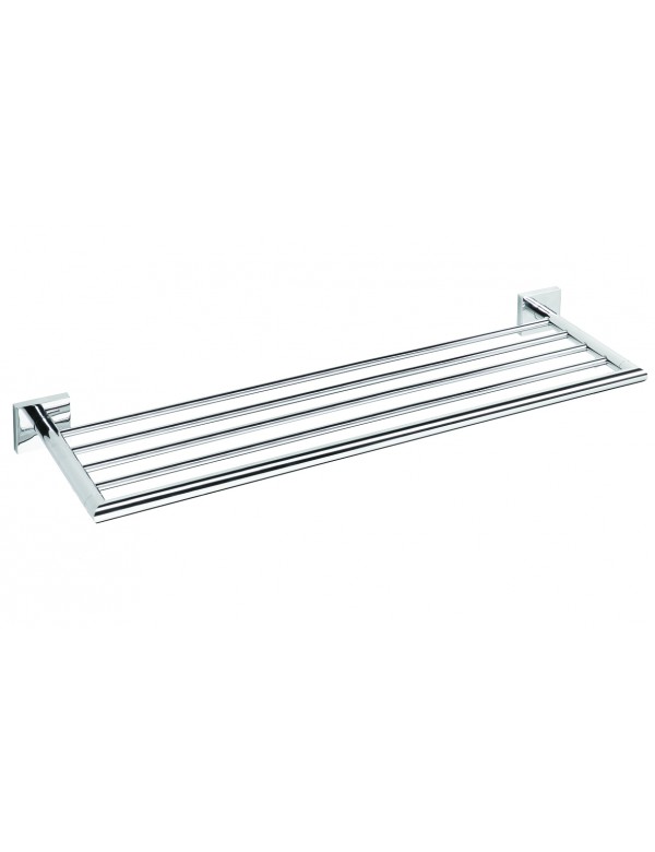 Etagère, porte-serviette BETA en laiton chromé 65,5 x 21,5 x5,5 cm Etagère, porte-serviette BETA en laiton chromé 65,5 x 21,5 x5,5 cm