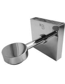 Porte-savon magnétique BETA en laiton chromé 5,5 x 5,5 x7 cm Porte-savon magnétique BETA en laiton chromé 5,5 x 5,5 x7 cm