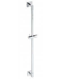 Rail de douche BETA en chrome avec porte pommeau 90cmx 9cm x 11cm