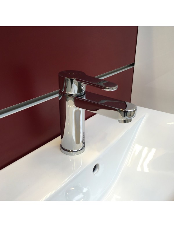 Mitigeur lavabo ZAMBEZE en laiton chromé avec siphon