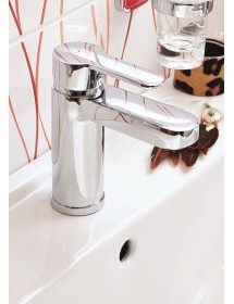 Mitigeur lavabo ZAMBEZE en laiton chromé sans siphon