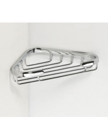 Porte-savon d'angle CYTRO en laiton chromé 23x13x3 cm Porte-savon d'angle CYTRO en laiton chromé 23x13x3 cm