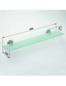 Etagère, tablette murale NEO en verre 60x13x5,5cm