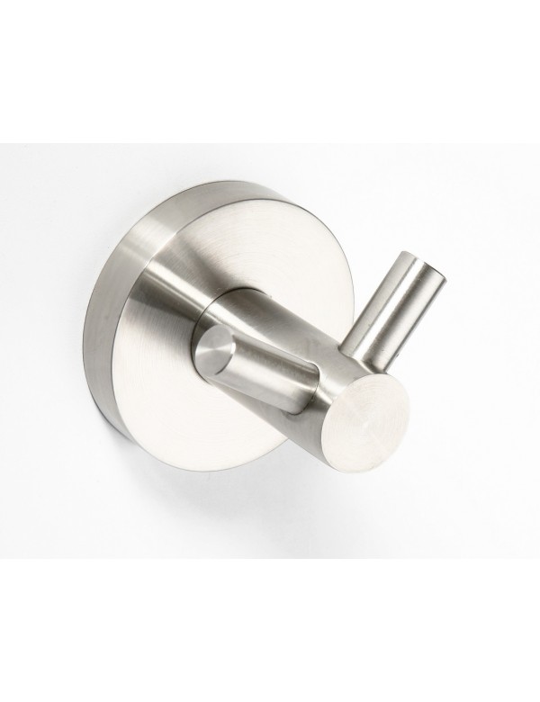 Patère Double NEO en acier inoxydable 5,5x5,5x6cm Patère Double NEO en acier inoxydable 5,5x5,5x6cm