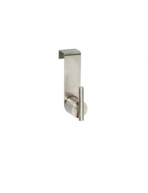 Patère de porte en acier inoxydable mat NEO 7x2x4cm