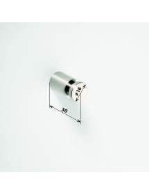 Lot de 3 patères simples NEO en acier inoxydable 3 x1,6 x1,6 cm
