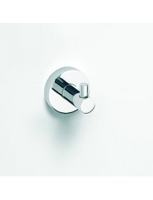 Patère simple OMEGA en chrome 5,5x5,5x5cm