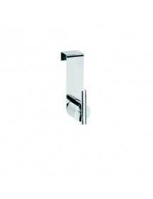 Patère de porte en acier inoxydable brillant OMEGA 7x2x4cm
