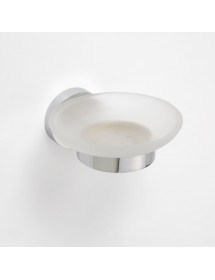 Porte-savon mural en verre OMEGA 11x5,5x12,5cm Porte-savon mural en verre OMEGA 11x5,5x12,5cm