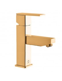 Mitigeur lavabo LOIRA en laiton doré