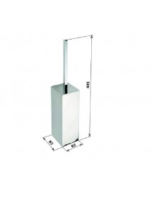 Goupillon de toilettes à fixer ou pose libre PLAZA 8,5x8,5x44,5 cm Goupillon de toilettes à fixer ou pose libre PLAZA 8,5x8,5x44,5 cm