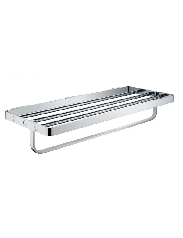 Etagère, porte-serviettes SOLO en laiton chromé 60 x10,8 x25,5 cm Etagère, porte-serviettes SOLO en laiton chromé 60 x10,8 x25,5 cm