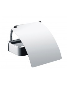 Dérouleur papier toilette SOLO en laiton chromé 12,8 cm