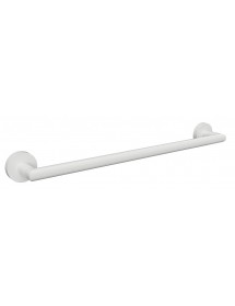 Porte-serviettes WHITE en laiton blanc 50,5cm