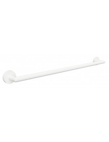 Porte-serviettes mural WHITE en laiton blanc 65,5cm