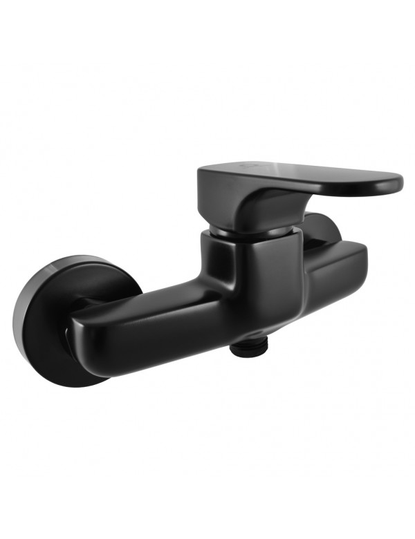 Mitigeur douche sans douchette YUKON en laiton noir Mitigeur douche sans douchette YUKON en laiton noir