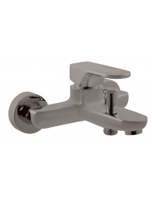 Mitigeur baignoire YUKON laiton gris métal brossé