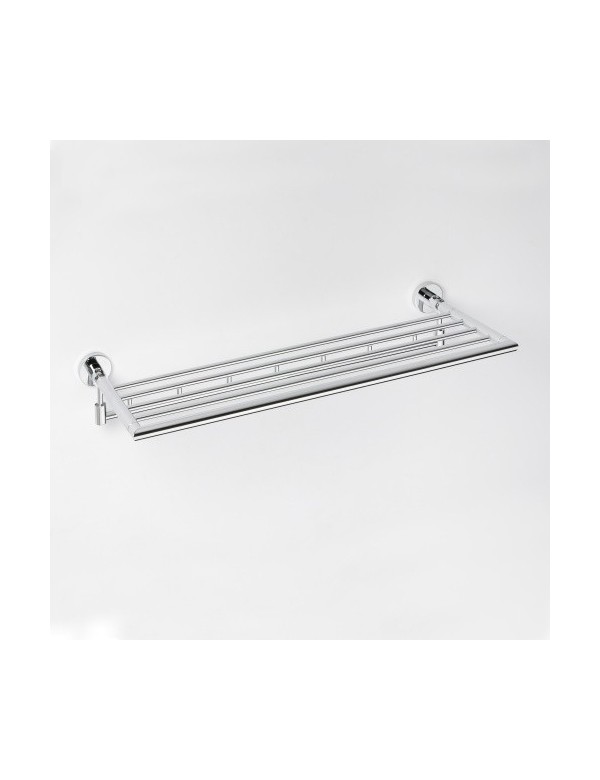Tablette porte-serviettes OMEGA laiton chromé 65,5x10,5x27 cm