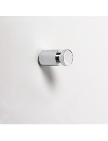 Lot de 3 patères simples individuels OMEGA en chrome 1,6x1,6x3cm
