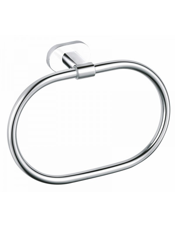 Anneau porte-serviette oval YUKON en laiton Anneau porte-serviette oval YUKON en laiton