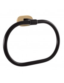 Anneau porte-serviette oval YUKON en laiton