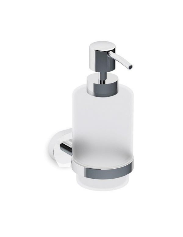 Distributeur de savon mural YUKON en verre et laiton Distributeur de savon mural YUKON en verre et laiton
