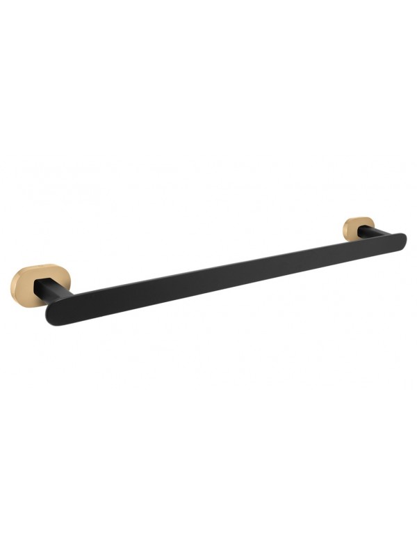 Porte-serviette YUKON en laiton noir 50,6 cm Porte-serviette YUKON en laiton noir 50,6 cm